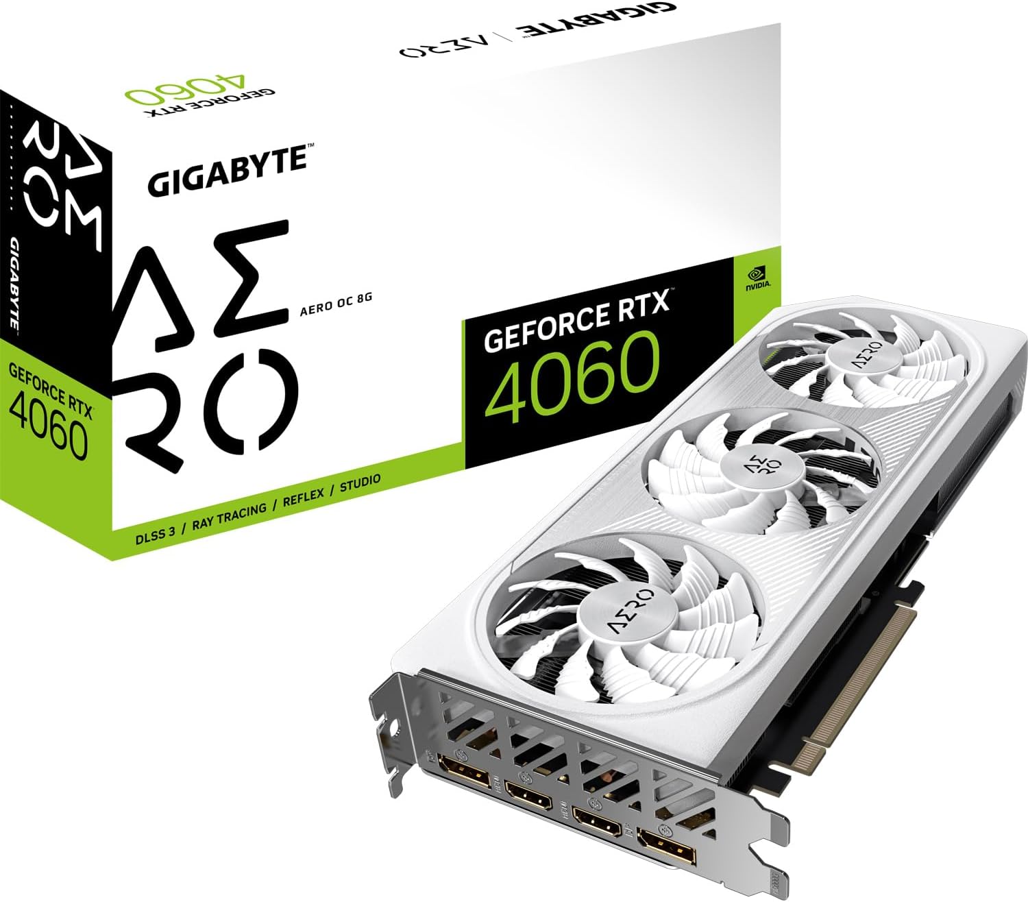 GIGABYTE RTX 4060 Aero OC-8GD GDDR6X Graphics Card