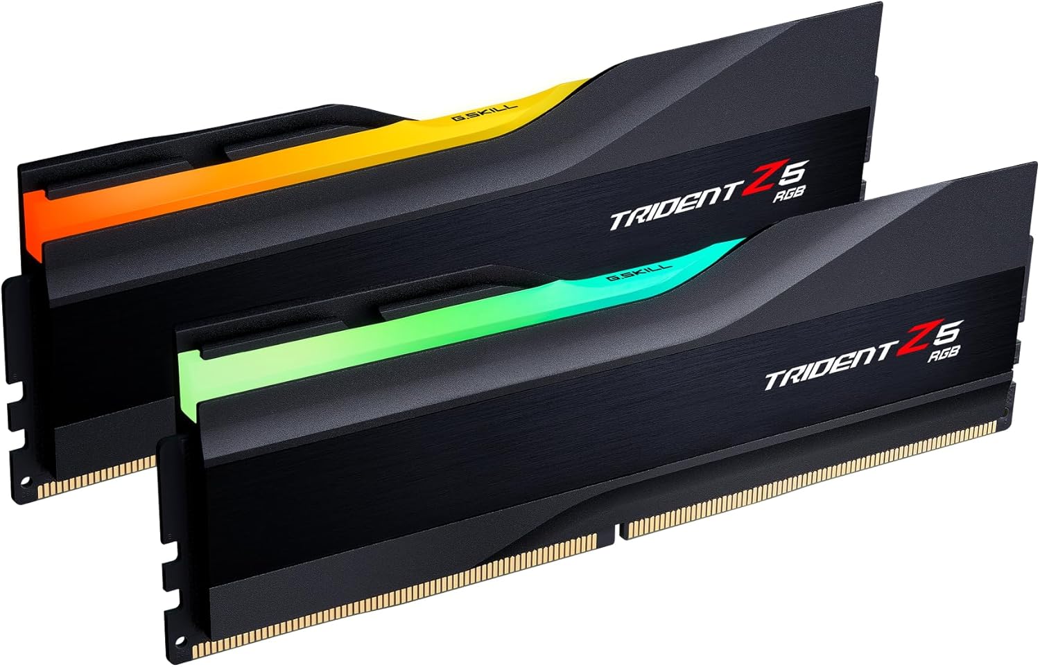 G.SKILL Trident Z5 RGB Series (Intel XMP 3.0) DDR5 RAM 32GB (2x16GB) 7800MT/s CL36-46-46-125 1.45V Desktop Computer Memory UDIMM – Matte Black (F5-7800J3646H16GX2-TZ5RK)