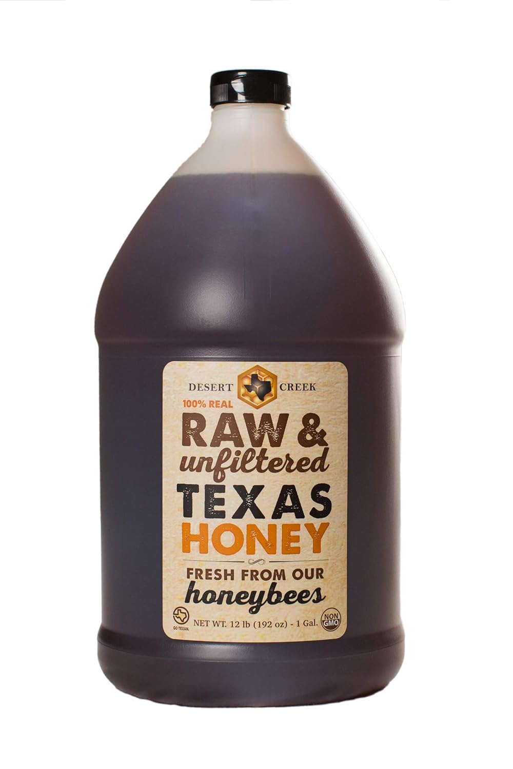 Desert Creek – Raw Honey, Natural Premium and Pure Texas Product – 1 Gallon