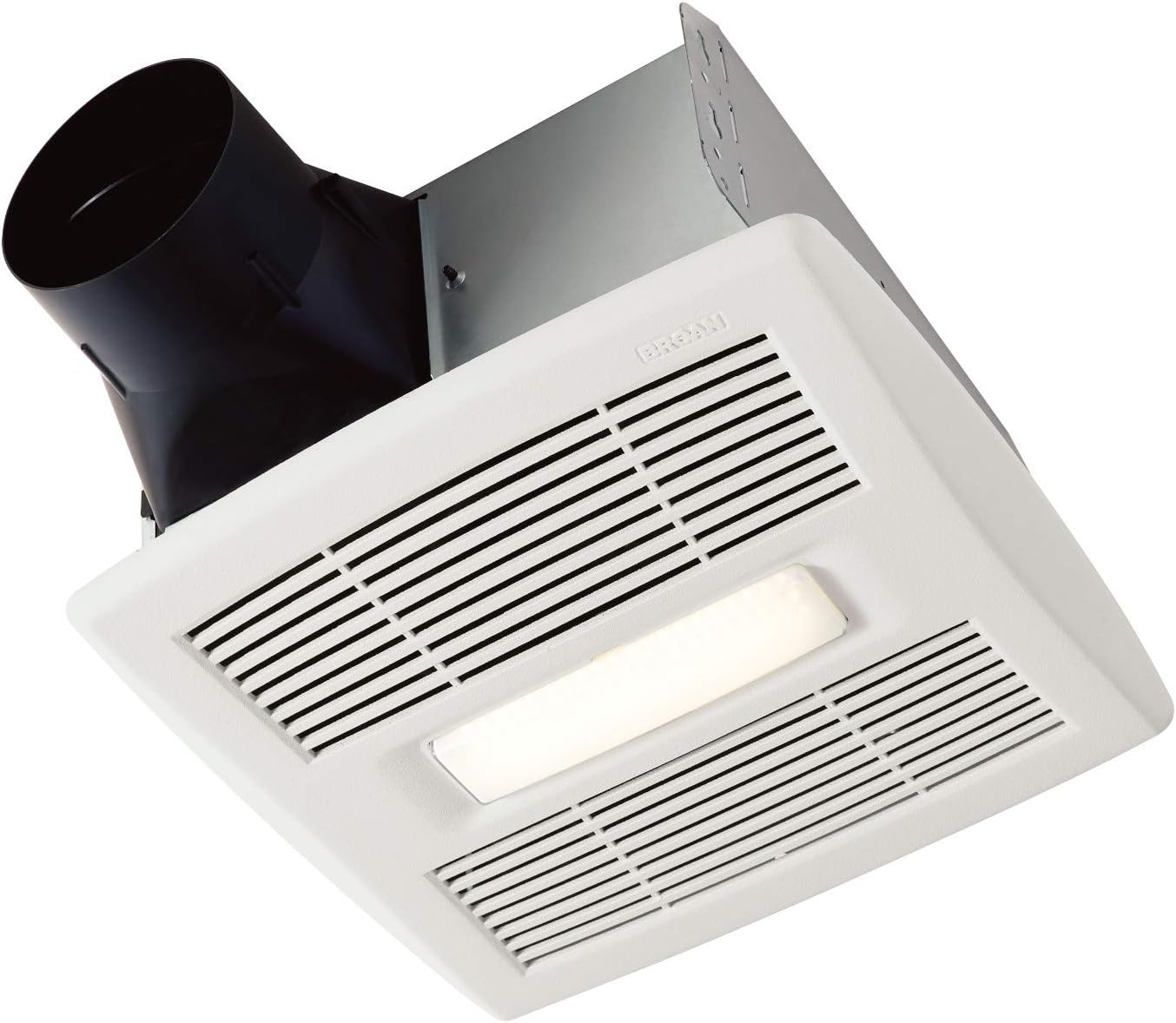 Broan-NuTone AE50110DCL Selectable Speed Ventilation Fan with LED, ENERGY STAR Certified, 50-80-110 CFM, 0.3-0.4-0.9 Sones