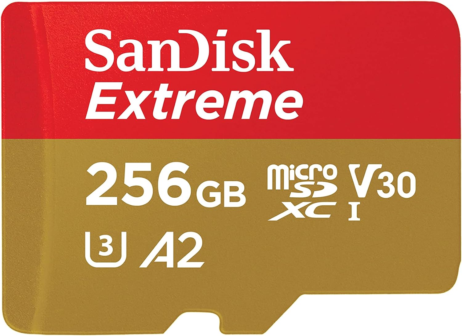 SanDisk 256GB Extreme microSDXC UHS-I Memory Card with Adapter – Up to 190MB/s, C10, U3, V30, 4K, 5K, A2, Micro SD Card – SDSQXAV-256G-GN6MA