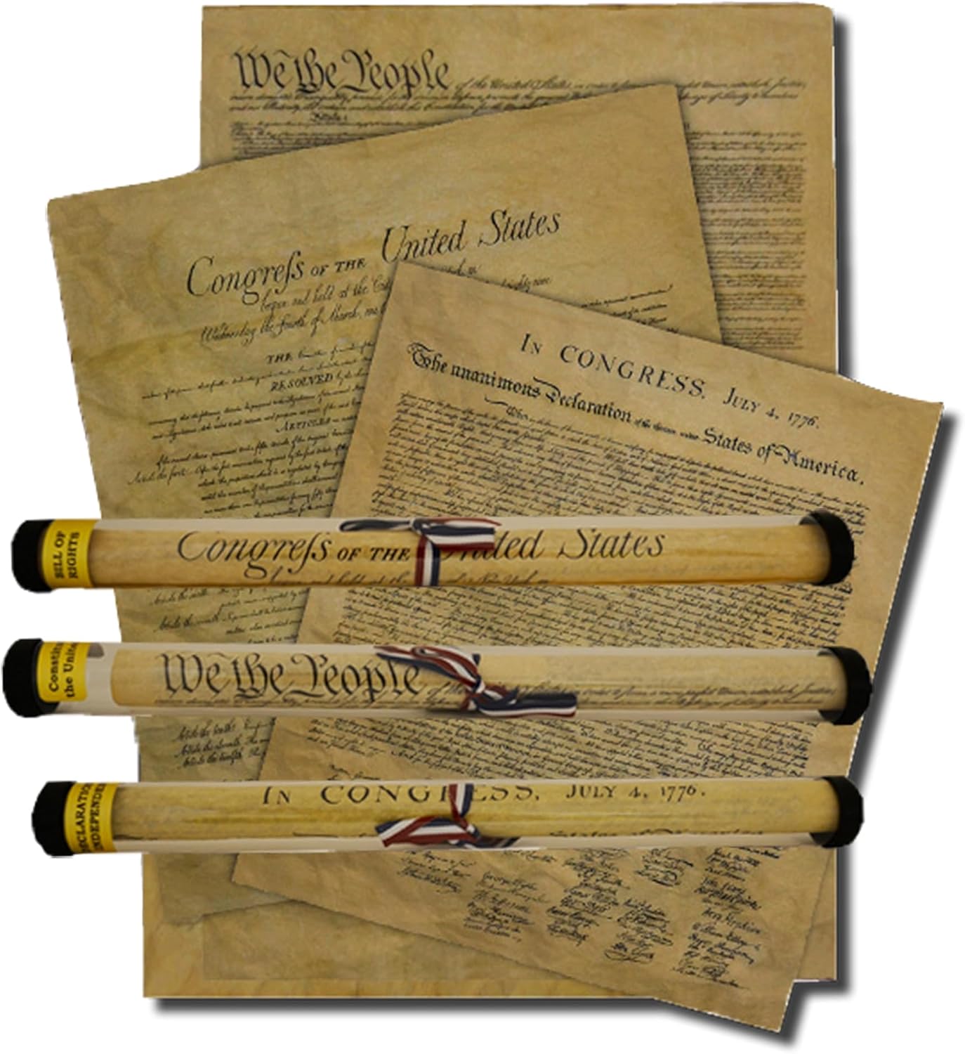 Our Amendments – America’s Founding Documents Bundle. FULL SIZE Declaration of Independence, 4 Page United States Constitution and the Bill of Rights.