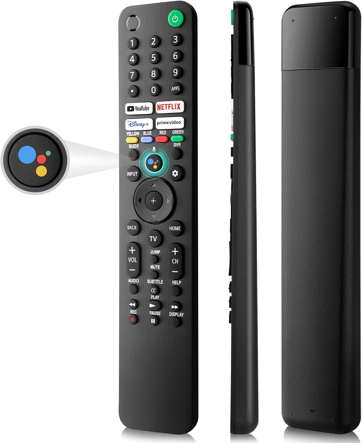 Replacement for Sony-TV-Voice-Remote-Control, Compatible with Sony Bravia XR/XBR/KD Series 4K/8K LED OLED Google/Android Smart TVs TX520U TX800U A80J