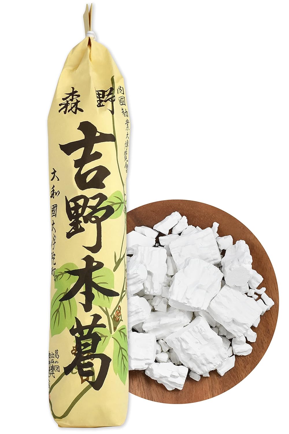 Natural Arrowroot Powder -Premium Starch, Handmade Flour- Japanese Finest Grade Kudzu, Gluten-Free, VEGAN 180G(6.34OZ)【YAMASAN】