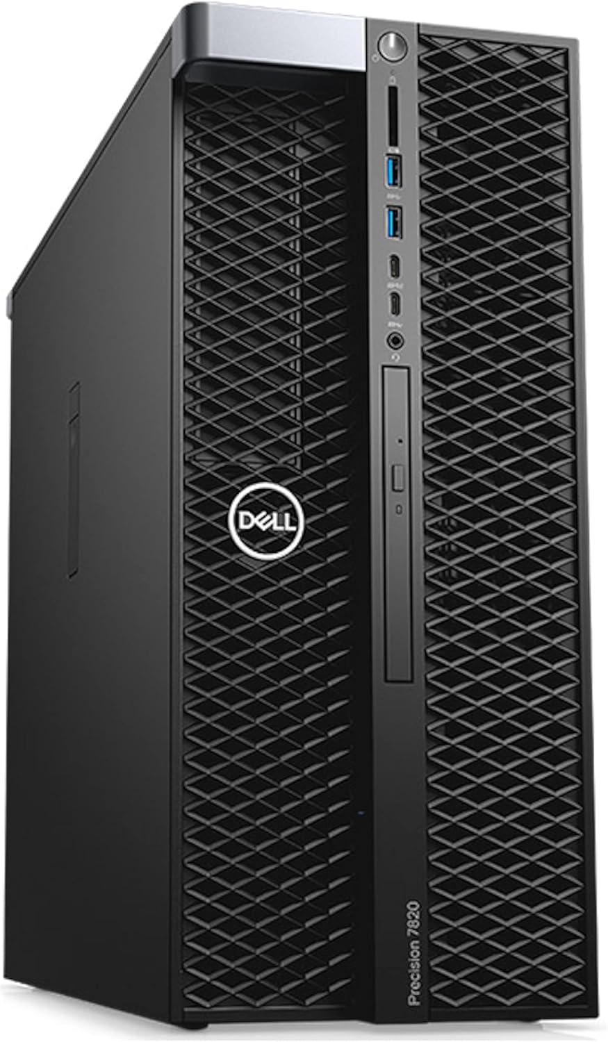 Dell Precision 7820 Tower Workstation, Intel Xeon Silver 4114 10-Core 2.2GHz, 192GB RAM, 1TB SSD + 3TB HDD, Nvidia Quadro P2000 5GB, Windows 10 Pro 64-bit