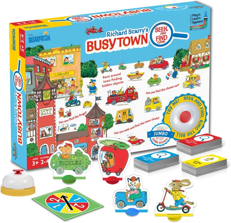 Briarpatch, Richard Scarry’s Busytown Seek and Find Adventure Game: Engaging Learning Experience for Ages 3 and Up