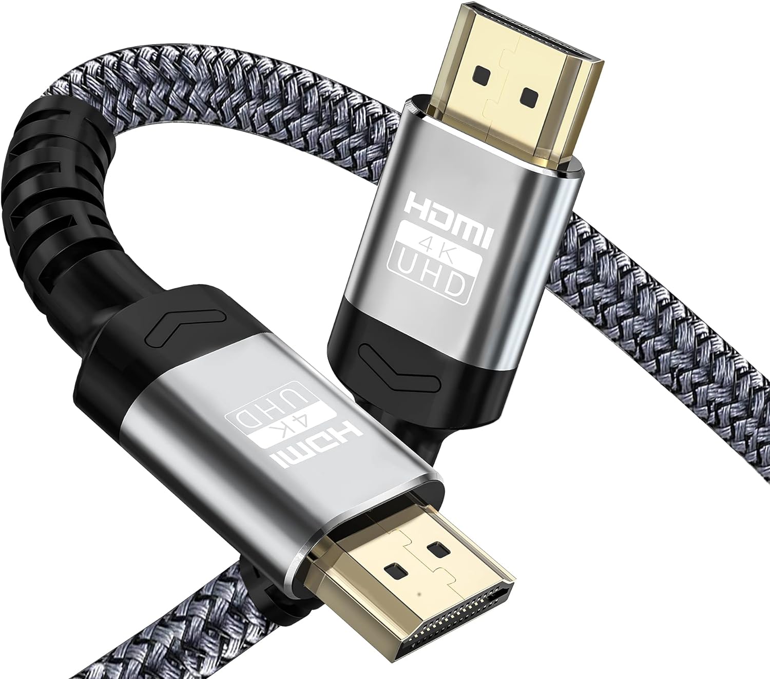 4K HDMI Cables 3Ft | 18Gbps Ultra High Speed HDMI 2.0 Cable & 4K@60Hz HDR ARC HDCP2.2 Ethernet-Braided HDMI Cord | for UHD TV Monitor Laptop Xbox PS4/PS5 ect (0.9m)