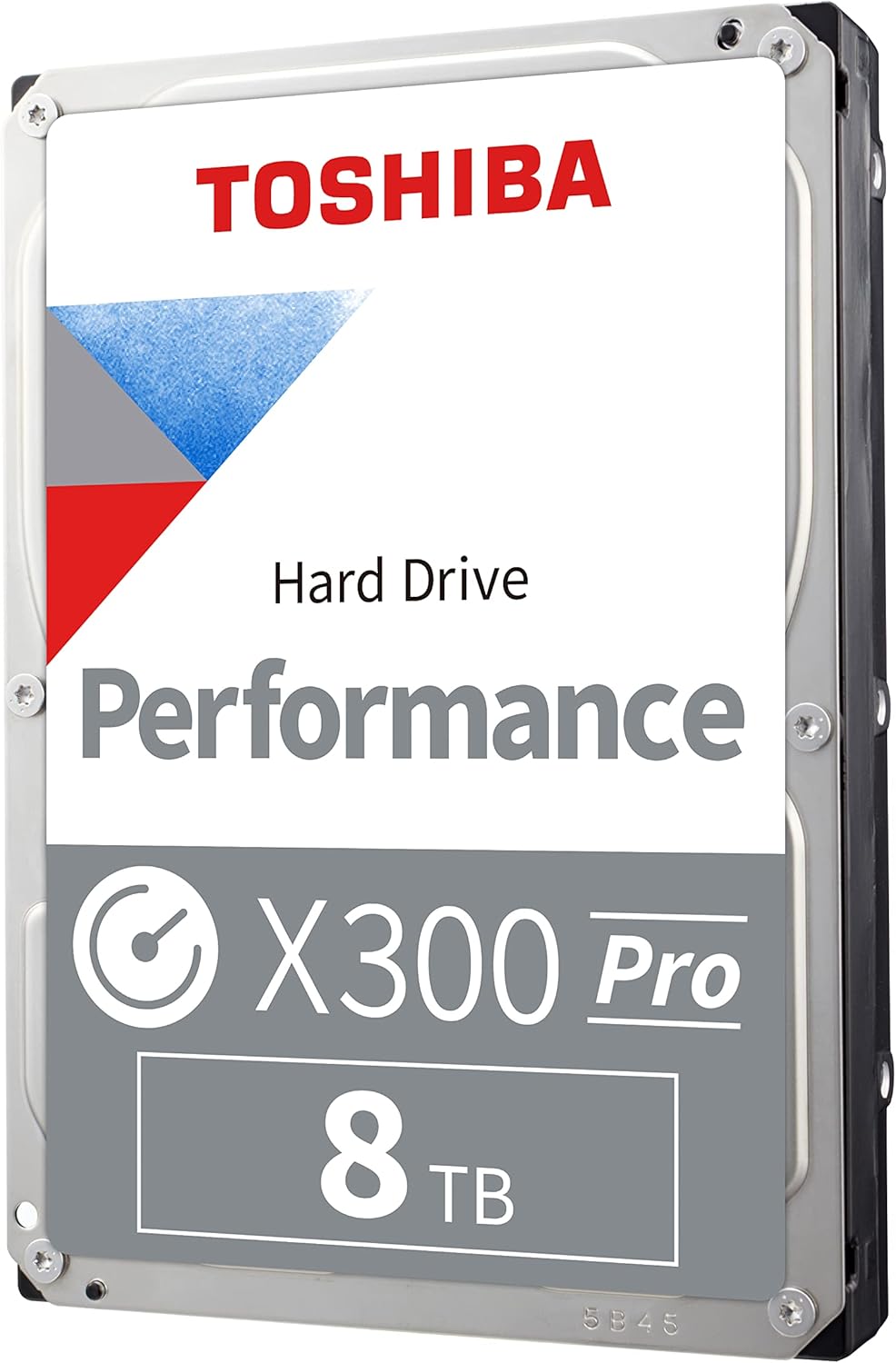 Toshiba X300 PRO 8TB High Workload Performance for Creative Professionals 3.5-Inch Internal Hard Drive – Up to 300 TB/Year Workload Rate CMR SATA 6 GB/s 7200 RPM 512 MB Cache – HDWR780XZSTB