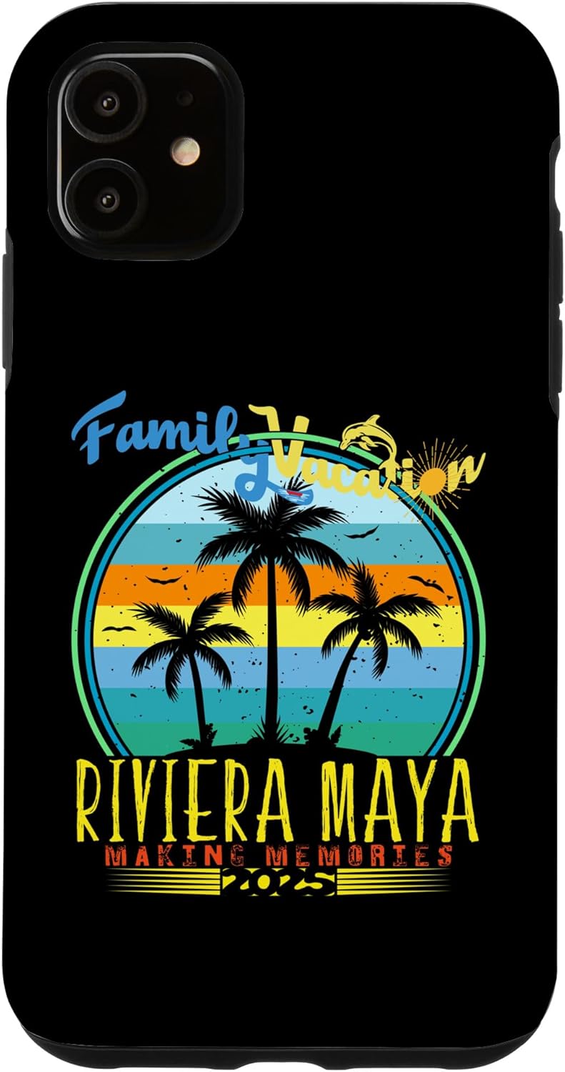 iPhone 11 Family Riviera Maya Vacation 2025 Family Trip Friends Group Case