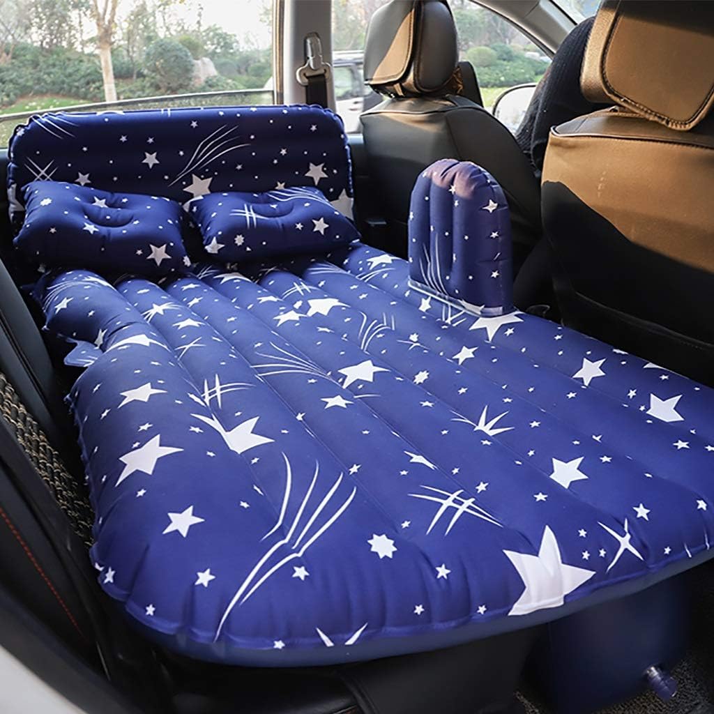 Cushion Self-Driving Car Travel Bed Inflatable Mattress Rear Row Car Sleeping Pad SUV Rear Seat Cushion Mattress Adult Sleeping Pad Universal SUV Extended Air Couch Cushion Camping