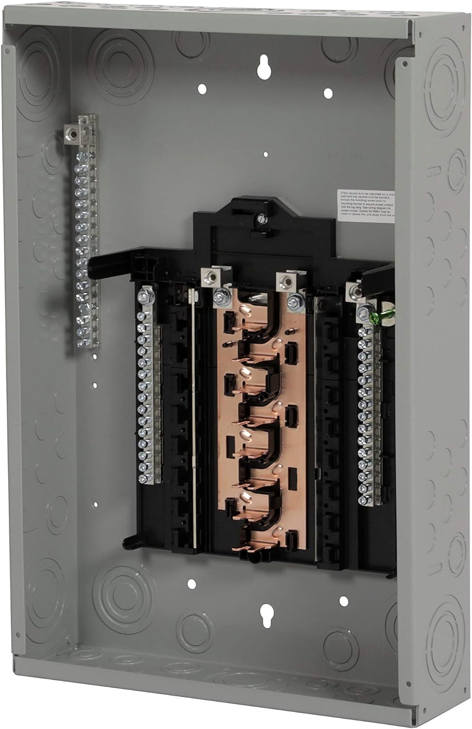 PN Series 125 Amp 16-Space 32-Circuit Main Lug Plug-On Neutral Load Center Indoor with Copper Bus