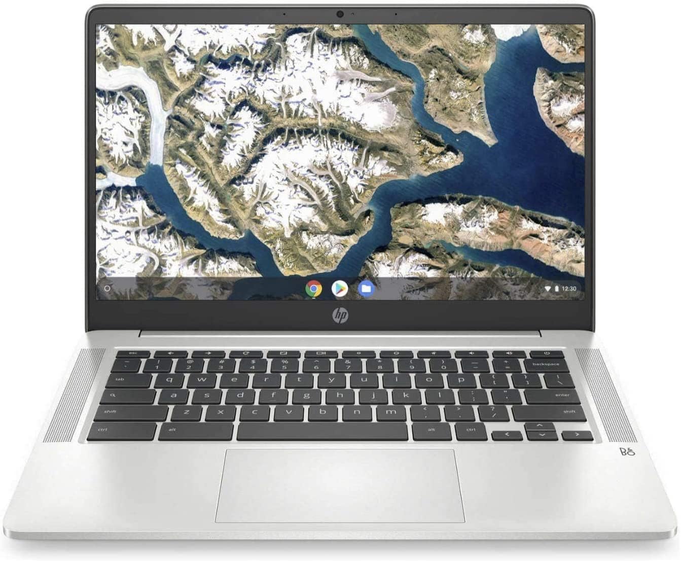 HP Chromebook 14A-NA1083CL 14-inch Notebook Intel Celeron N4500 1.1GHz Processor, 4GB LPDDR4x RAM, Intel UHD Graphics Computer, 128GB eMMC Drive Google Chrome OS – Mineral Silver (Renewed)