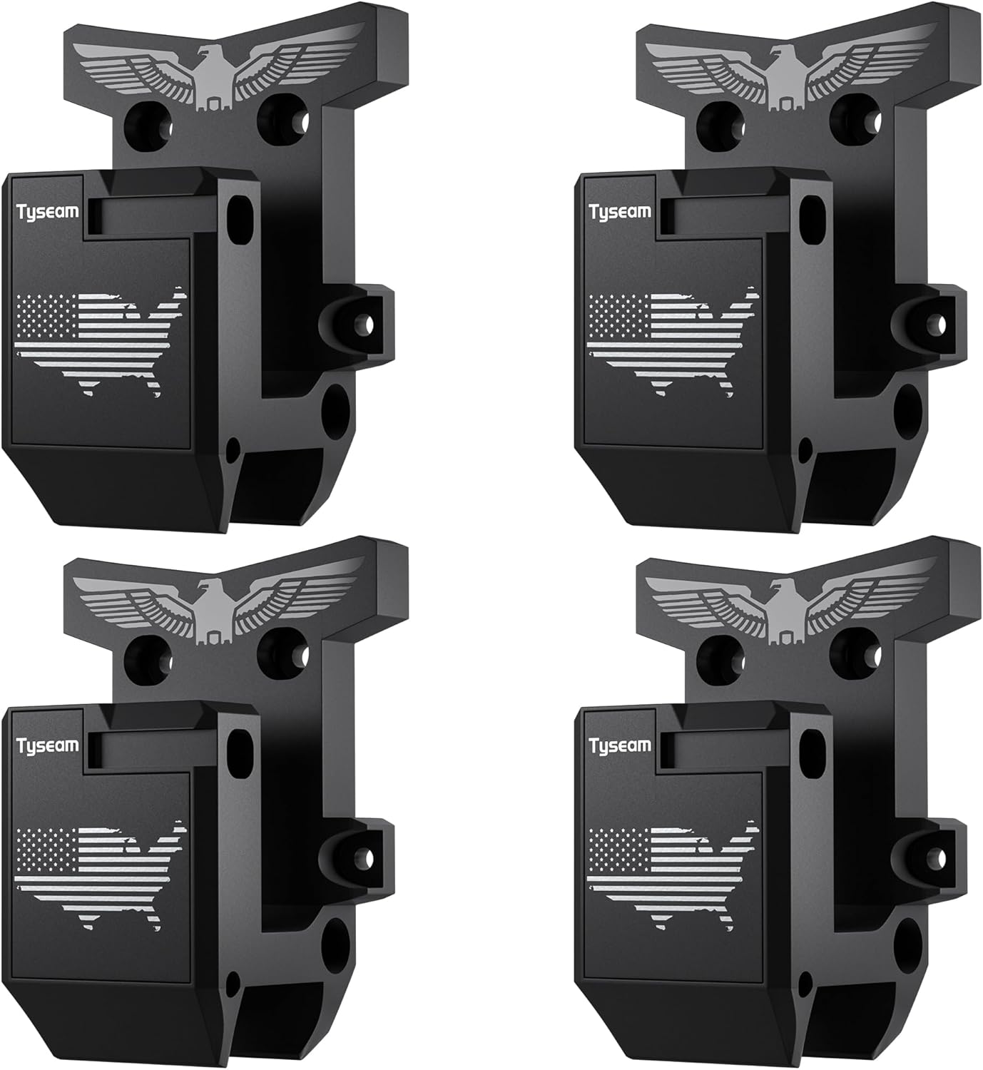 AR Wall Mount for 223/5.56 Rifle + Magazine, AR15 Rifle Wall Rack Runner Mount with Strong and Solid PA Material Withstand 300Lbs of Tension