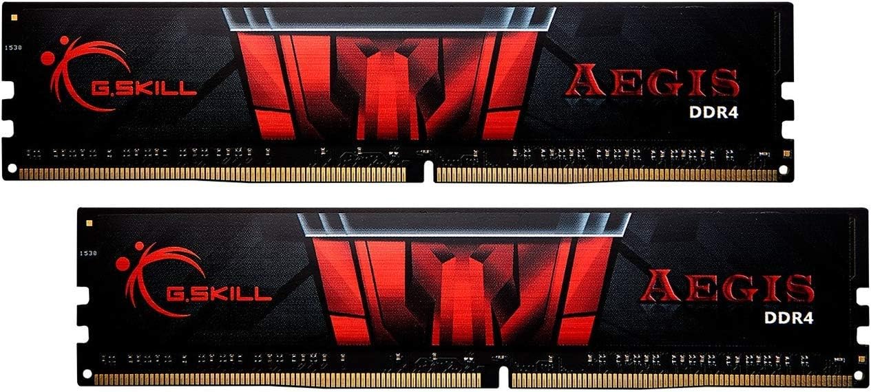 G.SKILL AEGIS Series (Intel XMP) DDR4 RAM 16GB (2x8GB) 3200MT/s CL16-18-18-38 1.35V Desktop Computer Memory UDIMM (F4-3200C16D-16GIS)