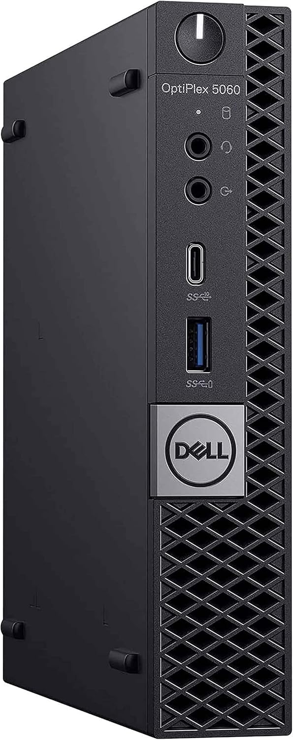 Dell OptiPlex 5060 Micro Desktop Computer | Hexa Core Intel i5 (3.2) | 32GB DDR4 RAM | 500GB SSD Solid State | Windows 11 Professional | Home or Office PC (Renewed)