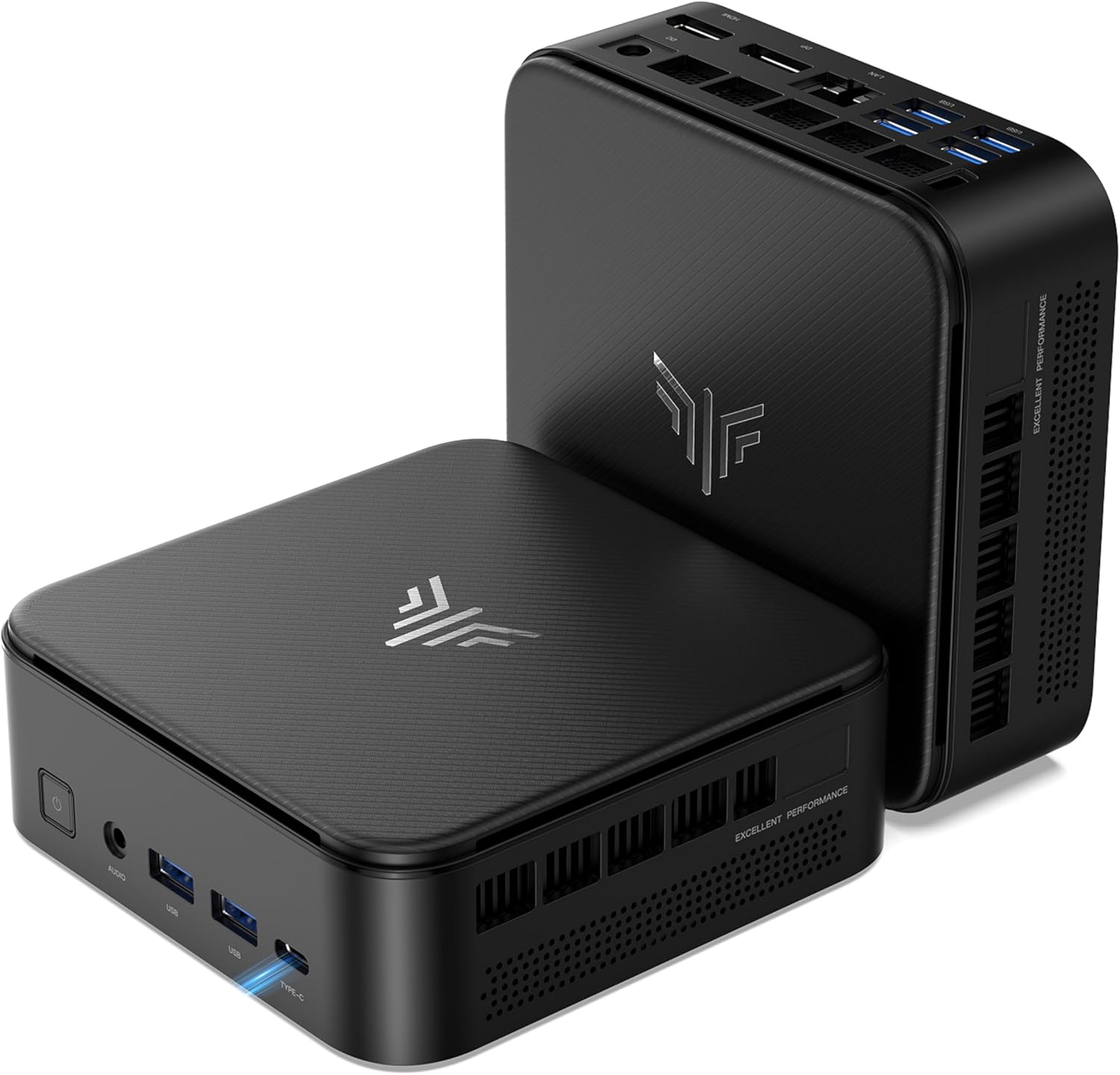 KAMRUI Mini Gaming PC, AMD Ryzen 7 5825U 16GB DDR4 512GB SSD Mini PC(8C/16T, up to 4.4Ghz), Dual LAN/4K Triple Display/WiFi6/BT5.2/Dual Channel Mini Desktop Computer, Gaming Pc Support 2.5 Inch HDD