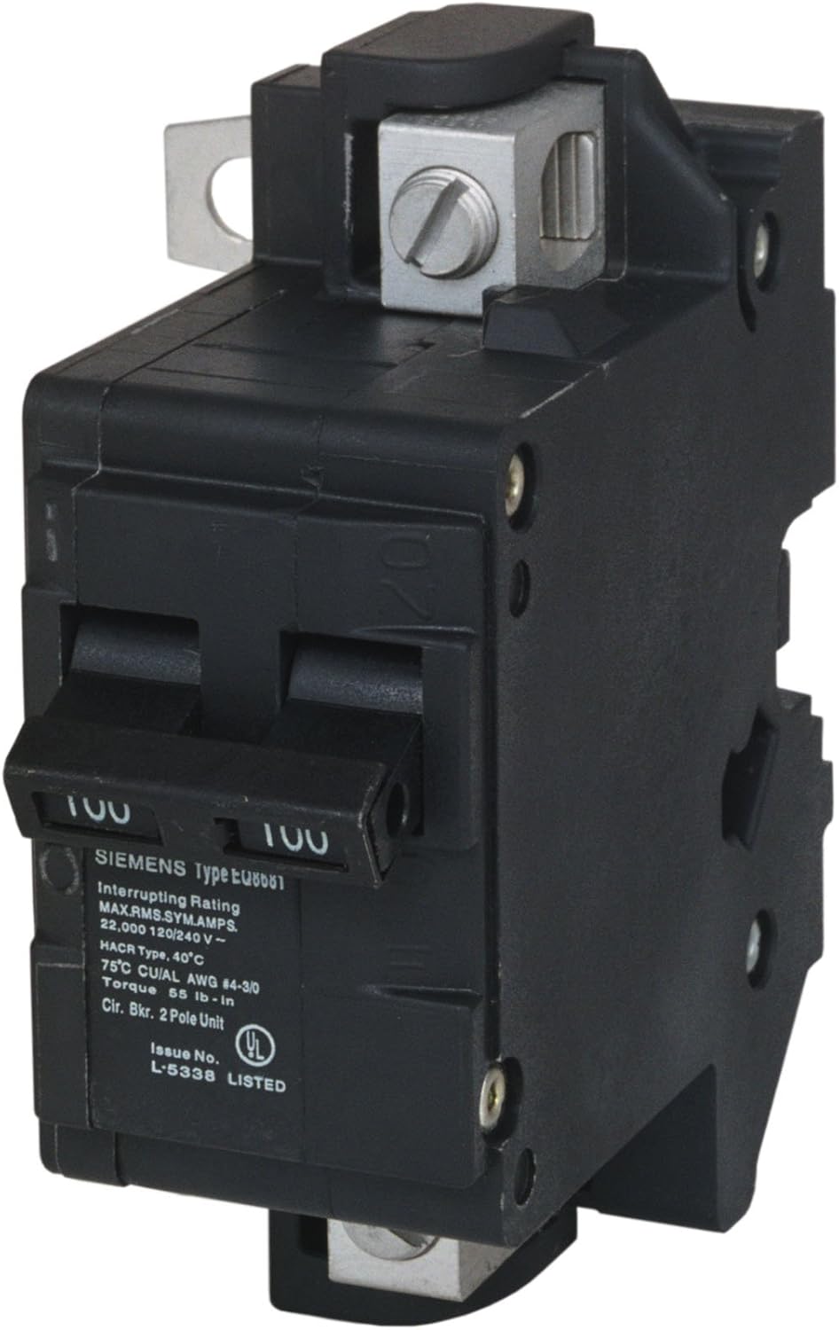 SIEMENS MBK100A 100-Amp Main Circuit Breaker for Use in Ultimate Type Load Centers, As Shown in The Image