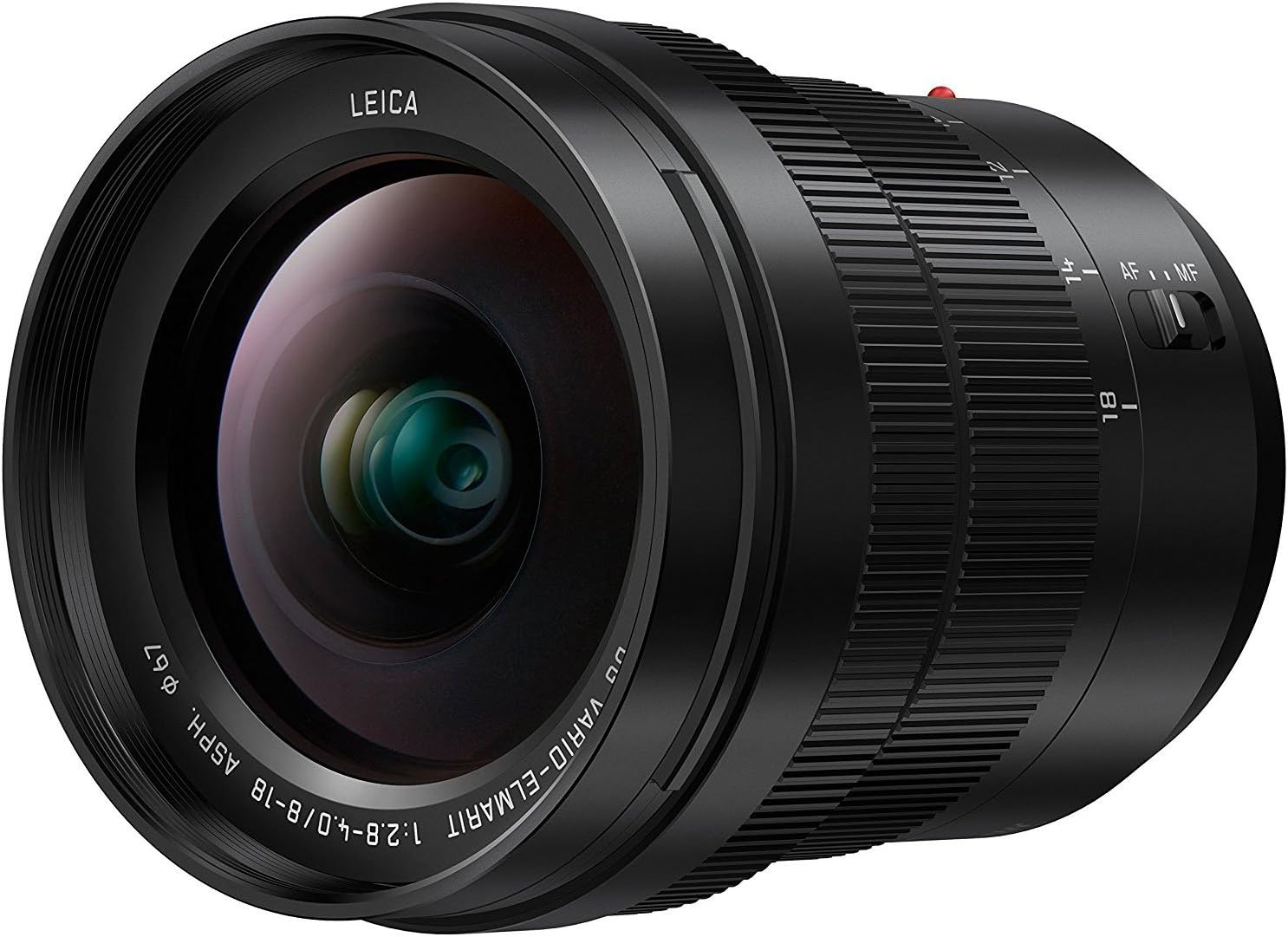 Panasonic LUMIX Professional 8-18mm Camera Lens, G LEICA DG VARIO-ELMARIT, F2.8-4.0 ASPH, Mirrorless Micro Four Thirds, H-E08018 (Black)