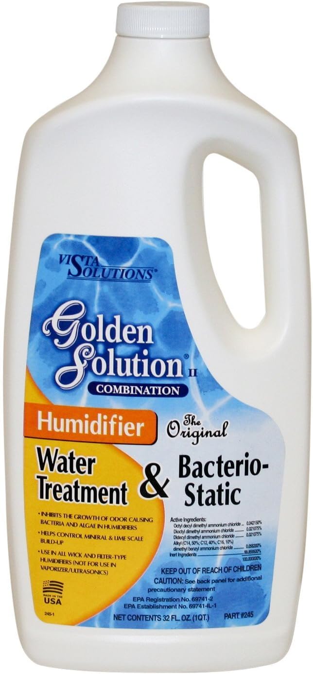 BestAir Golden Solutions Bacteriostatic Humidifier Water Treatment, 32-oz. (Pack of 2)