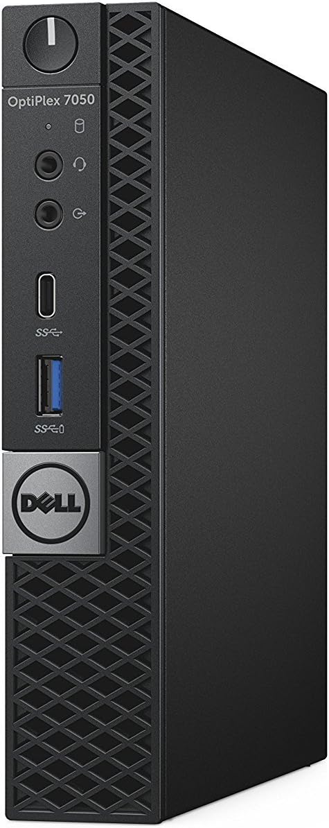 Dell OptiPlex 7050 Micro Form Factor Desktop Computer, Intel Core i5-7500T, 8GB DDR4, 256GB Solid State Drive, Windows 10 Pro (Renewed)