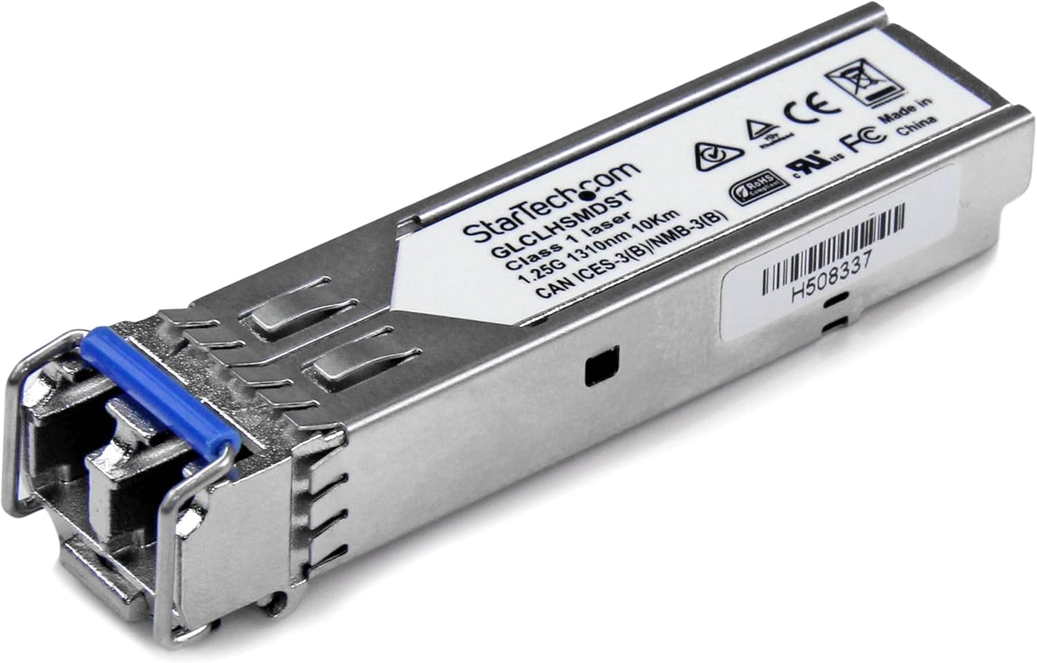 StarTech.com Cisco GLC-LH-SMD Compatible SFP Module – 1000BASE-LX/LH – 1GbE Single Mode Fiber Optic Transceiver – 1GbE SFP – LC 10km – 1310nm – DDM Cisco Firepower, ASR920, IE2000 (GLCLHSMDST)