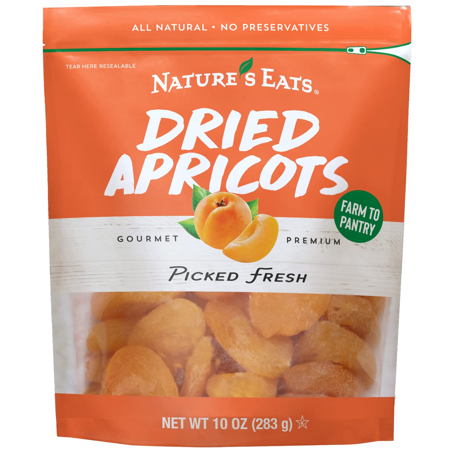 Nature’s Eats Apricots, 10 Oz