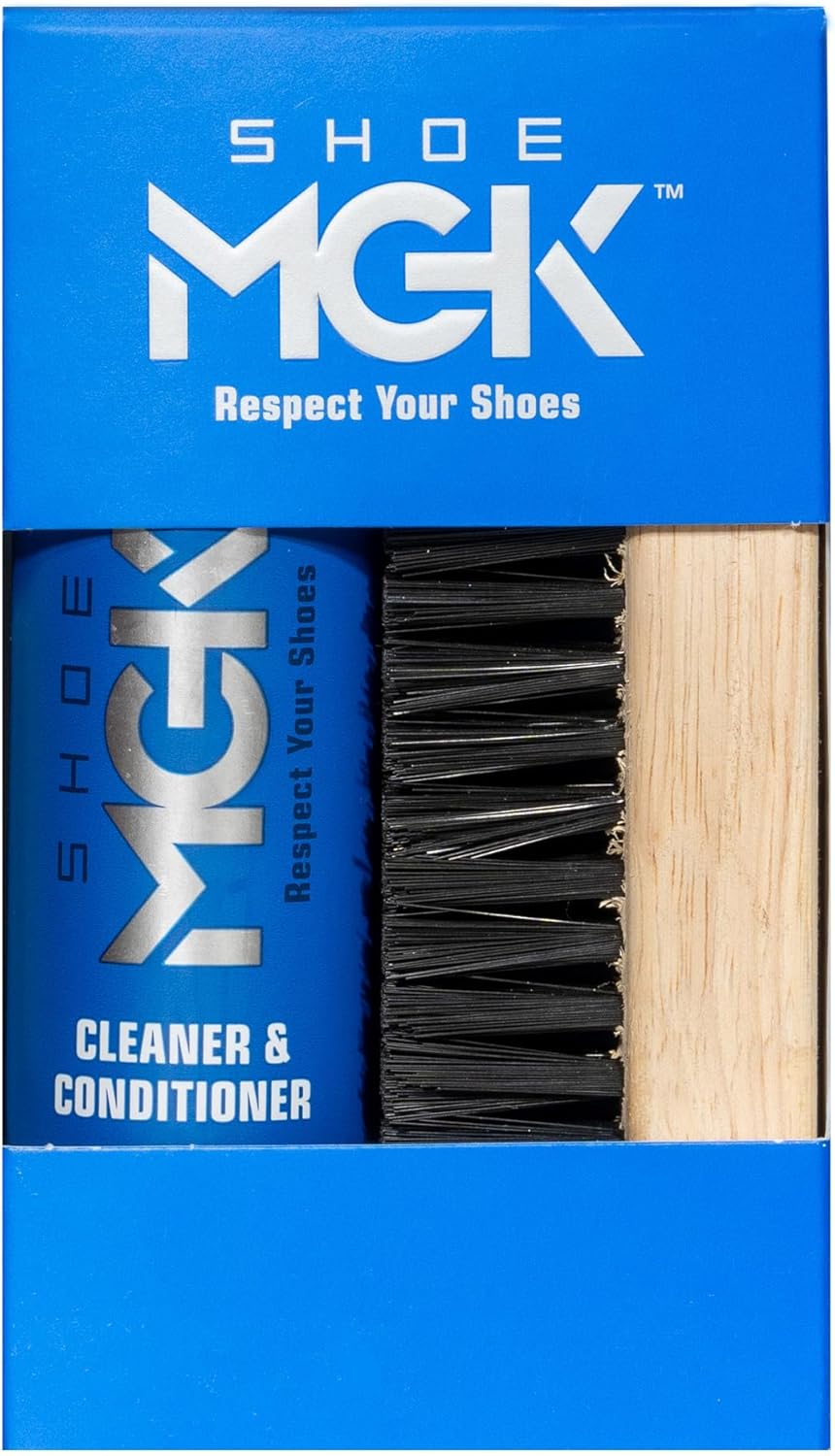 Shoe MGK Starter Shoe Cleaner Kit – Shoe Cleaner & Conditioner for All Shoes, Premium Shoe Brush