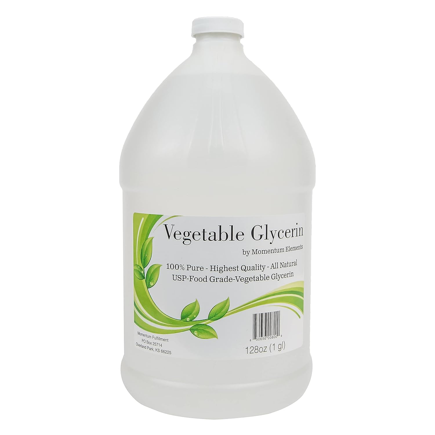 Vegetable Glycerin 100% Pure USP – 1 Gallon (128 oz) Food Grade All Natural Premium Quality and Made in The USA!