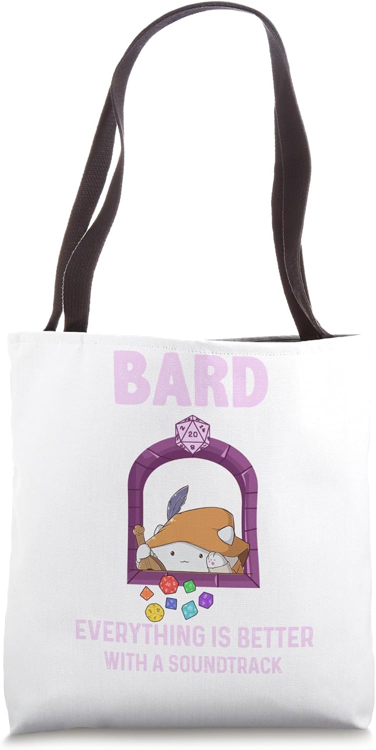 Bard Everything Is Better With A Soundtrack Tote Bag