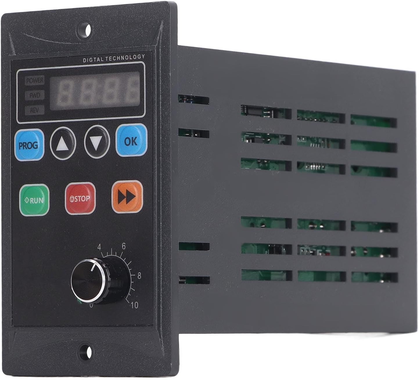 Variable Frequency Drive Controller 400W, 1PH 176-264V Input 3PH 0-220V Output VFD Inverter, Single Phase to 3 Phase Frequency Converter for Spindle Motor Speed Control