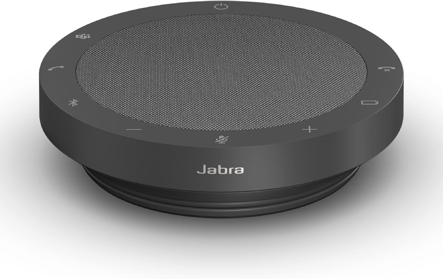 Jabra Speak2 55 Wireless Bluetooth Speakerphone – Portable Speaker with 4 Noise-Cancelling Mics, 50mm Full-Range Speakers & Wideband Audio – Certified Microsoft Teams Speaker – Dark Grey