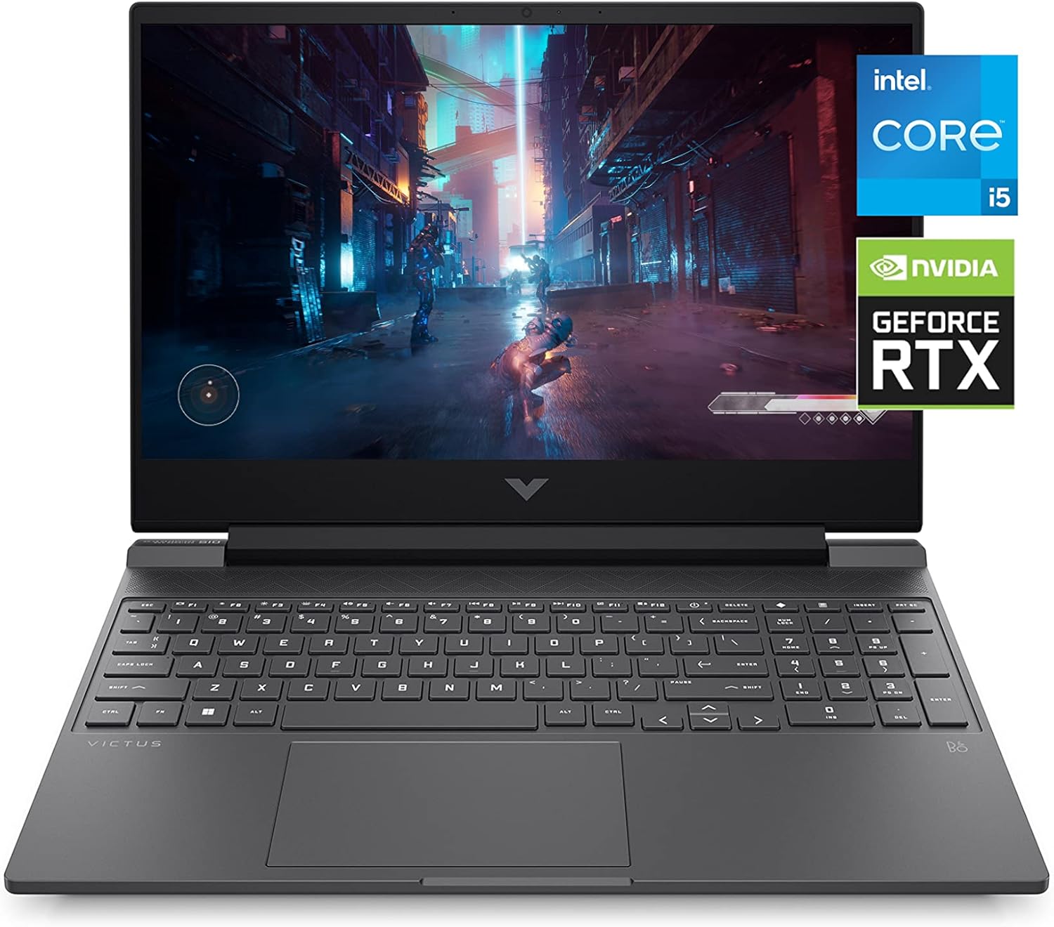 HP Victus 15 Gaming Laptop, NVIDIA GeForce RTX 3050 Ti, 12th Gen Intel Core i5, 8 GB RAM, 512 GB SSD, Full HD IPS Display, Windows 11 Home, Backlit Keyboard, Enhanced Thermals (15-fa0010nr, 2022)