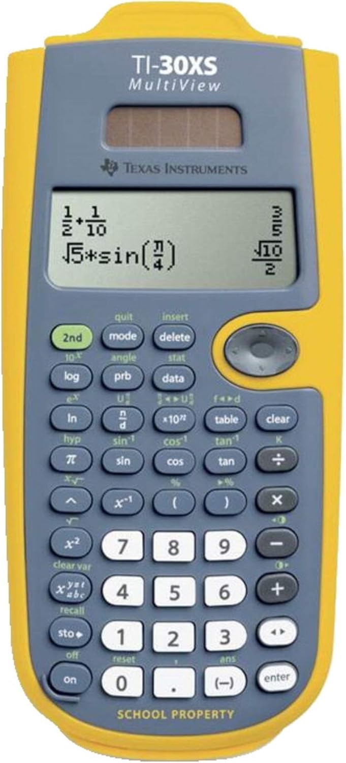 Texas Instruments TI-30XS MultiView Teacher Kit Pack, Yellow