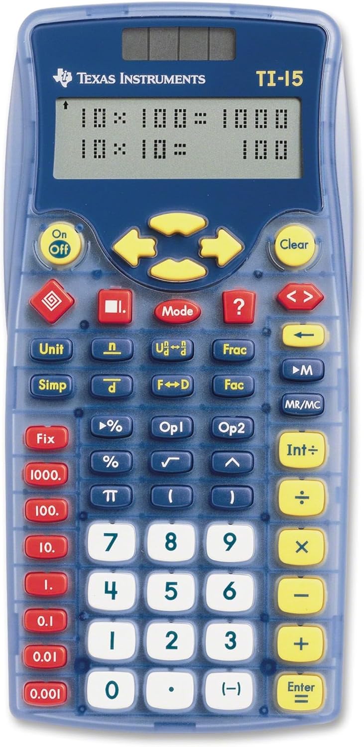 Texas Instruments® TI-15 Explorer Elementary Calculator