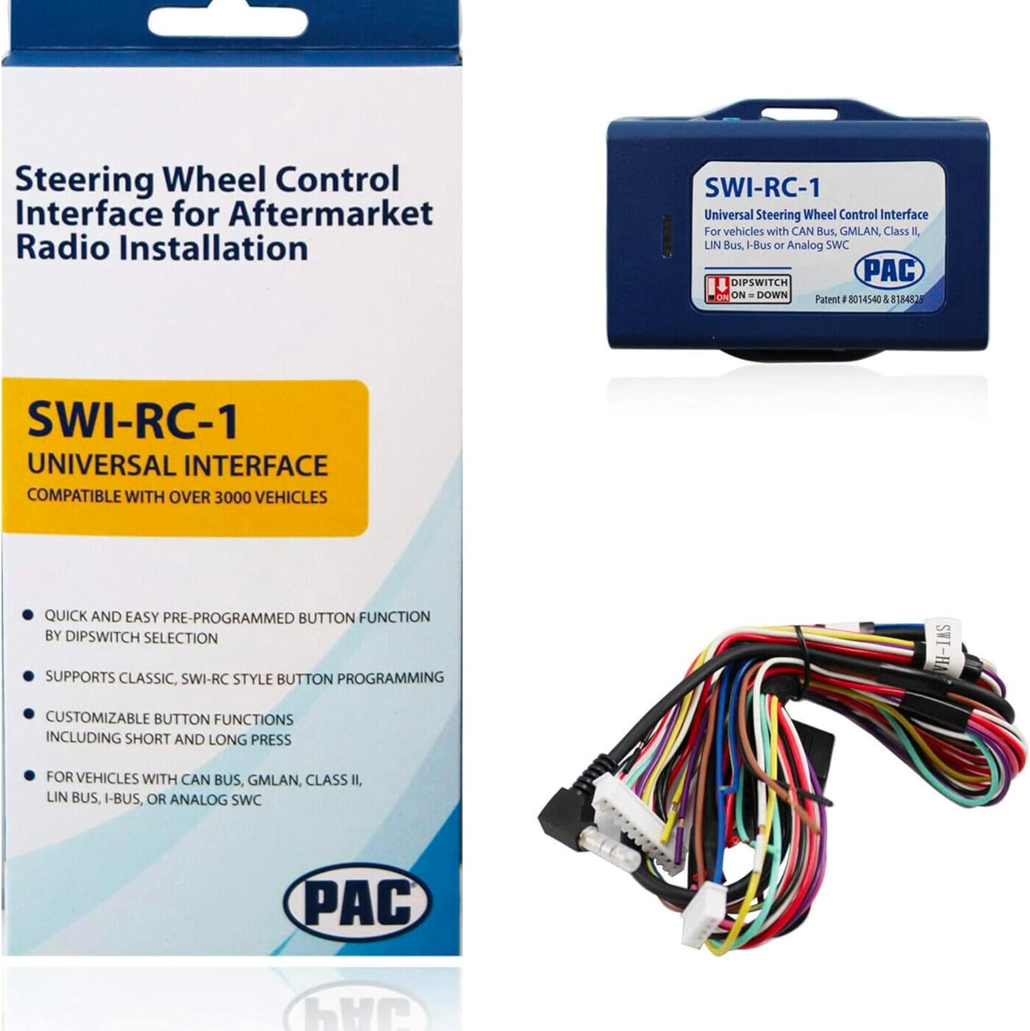 PAC SWI-RC Steering Wheel Control Interface Designed for All Major Radio Brands, Universal Interface SWI-RC1