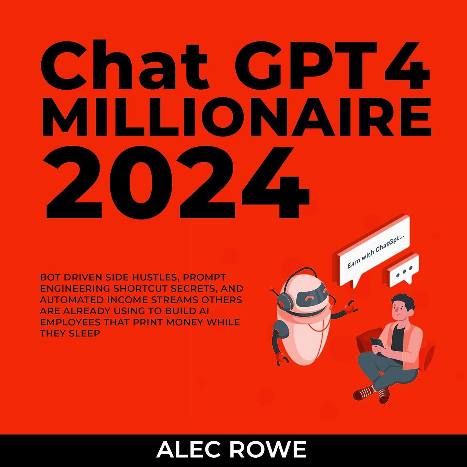 ChatGPT 4 Millionaire 2024: Bot Driven Side Hustles, Prompt Engineering Shortcut Secrets, and Automated Income Streams Others are Already Using to Build AI Employees That Print Money While They Sleep