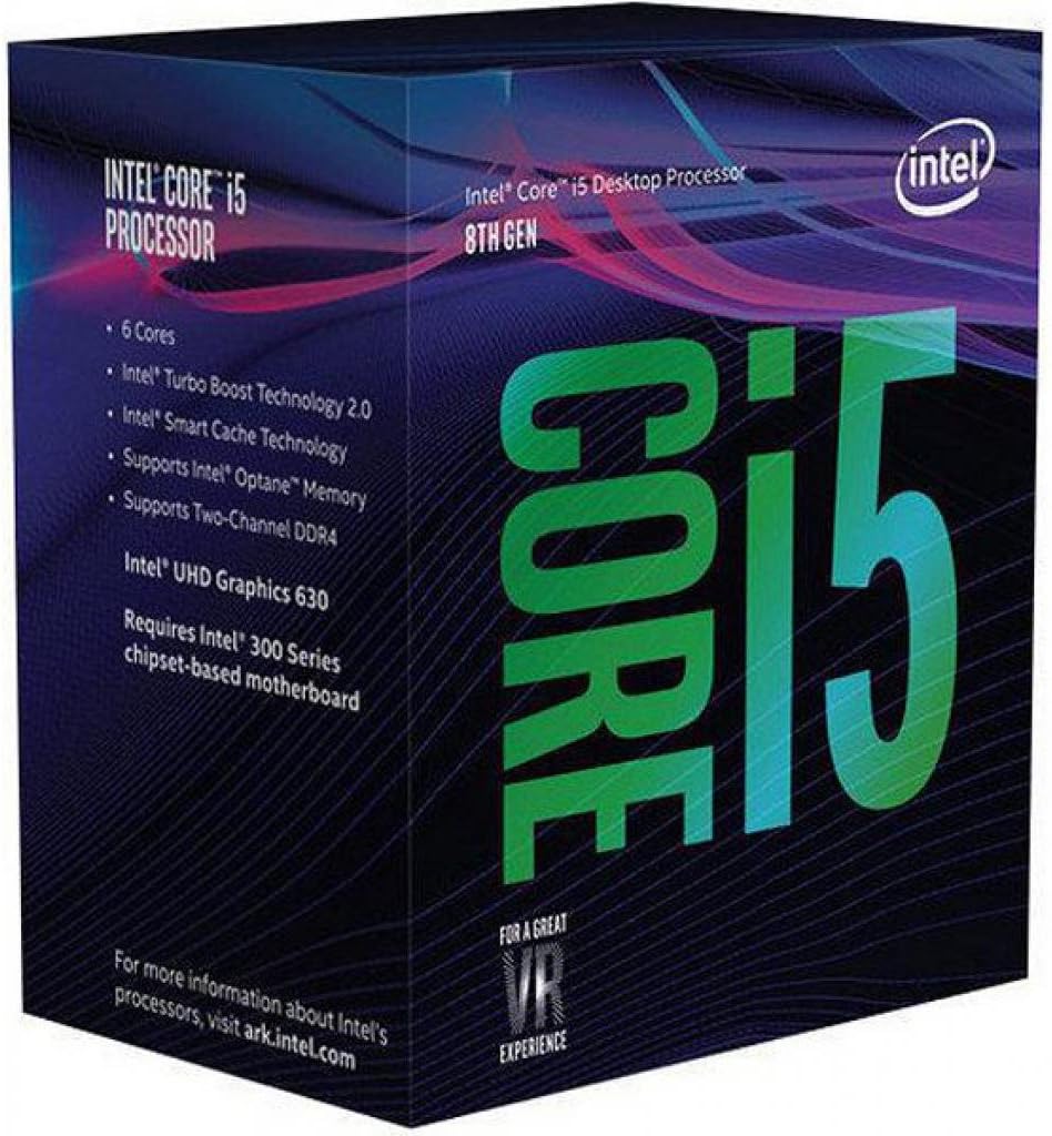 Intel Core i5-8600K Desktop Processor 6 Cores up to 4.3 GHz Unlocked LGA 1151 300 Series 95W