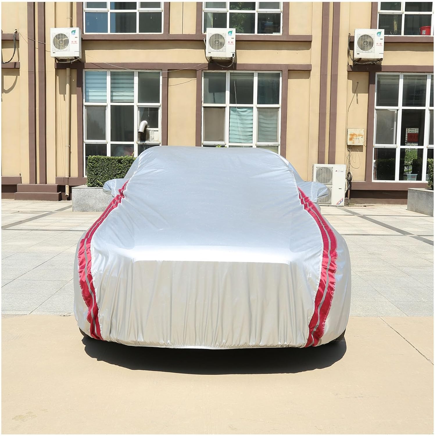 Car Cover Breathable for Ford Edge (2016 – Present), Rain Snowproof UV Windproof All Weather Waterproof Car Covers with Windproof Bands