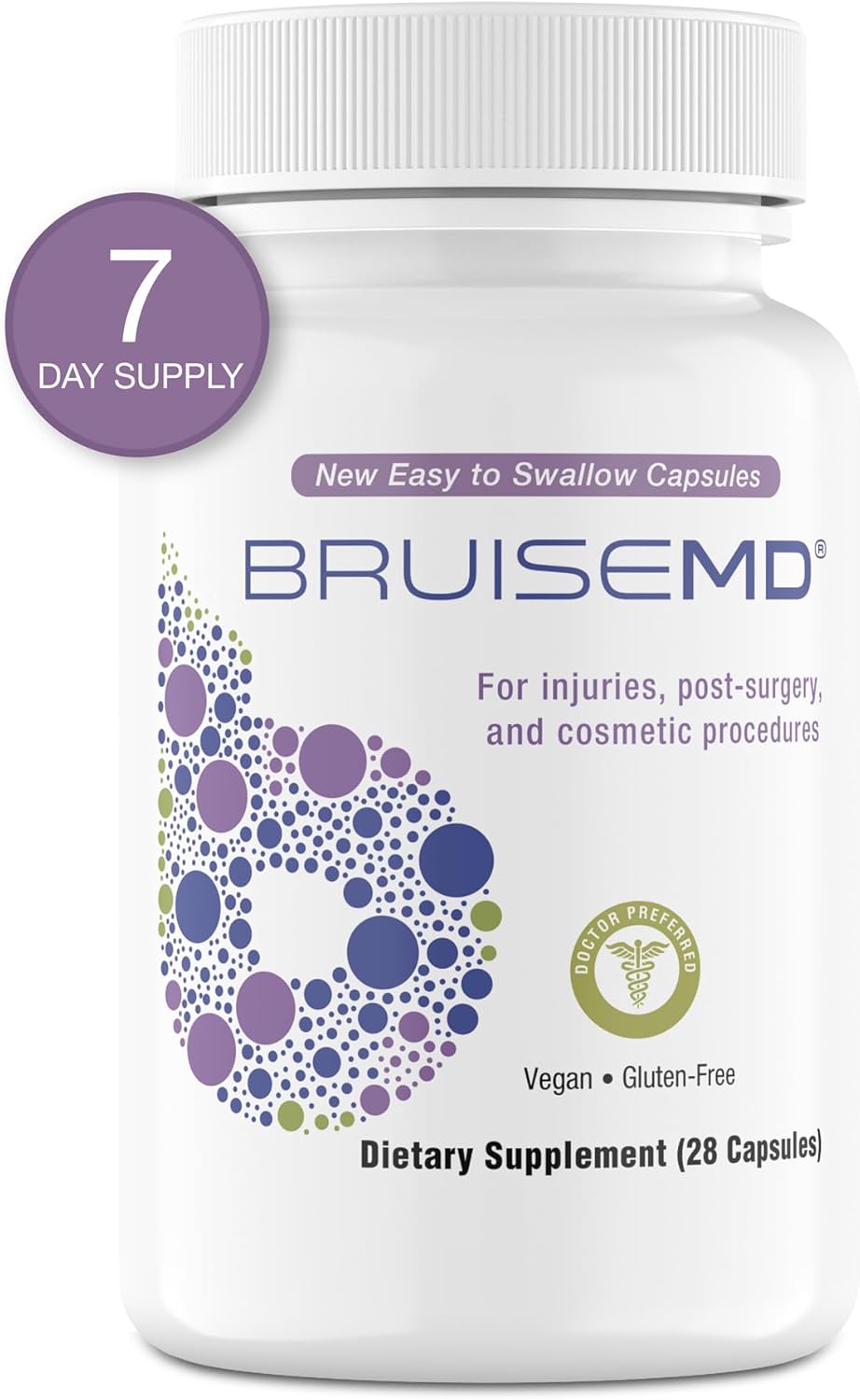 Supplement and Gel Bundle, Combination Treatment to Help Clear Bruises and Reduce Swelling