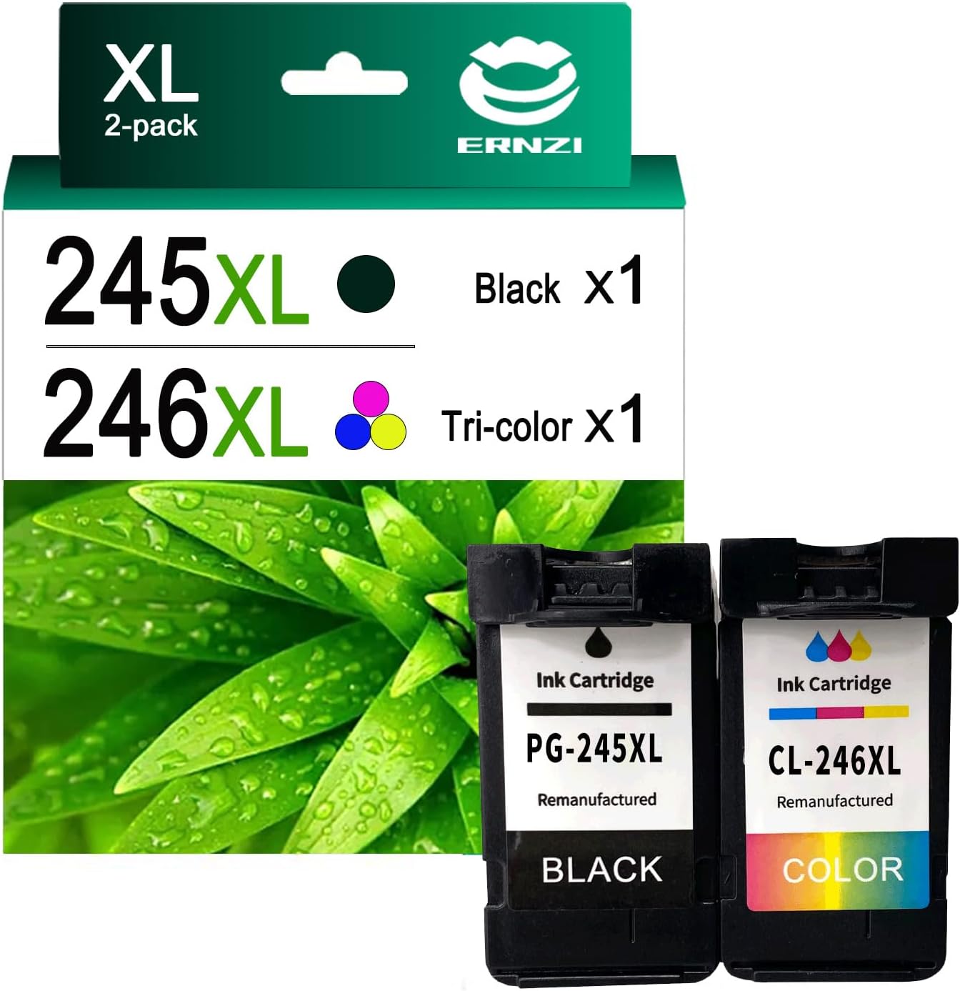 PG-245XL CL-246XL Ink Cartridge Compatible for Canon PG245XL CL246XL Ink Cartridges Work for Canon Pixma IP2820 IP2850 MG2420 MG2450 MG2520 MG2550 MG2920 Printers