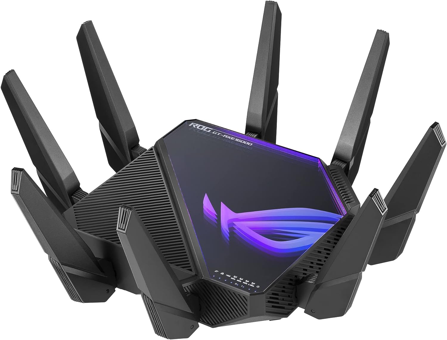 ASUS ROG Rapture WiFi 6E Gaming Router (GT-AXE16000) – Quad-Band, 6 GHz Ready, Dual 10G Ports, 2.5G WAN Port, AiMesh Support, Triple-level Game Acceleration, Lifetime Internet Security, Instant Guard