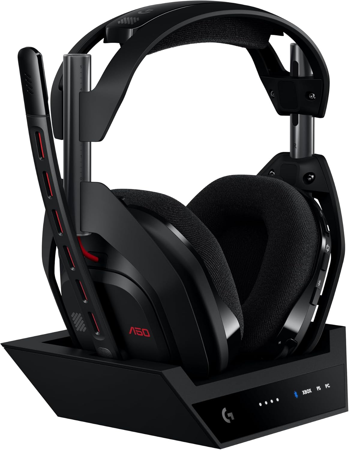 Logitech G Astro A50 Omni-Platform Wireless Gaming Headset + Base Station for PS5, Xbox, PC: PLAYSYNC Audio Switcher,