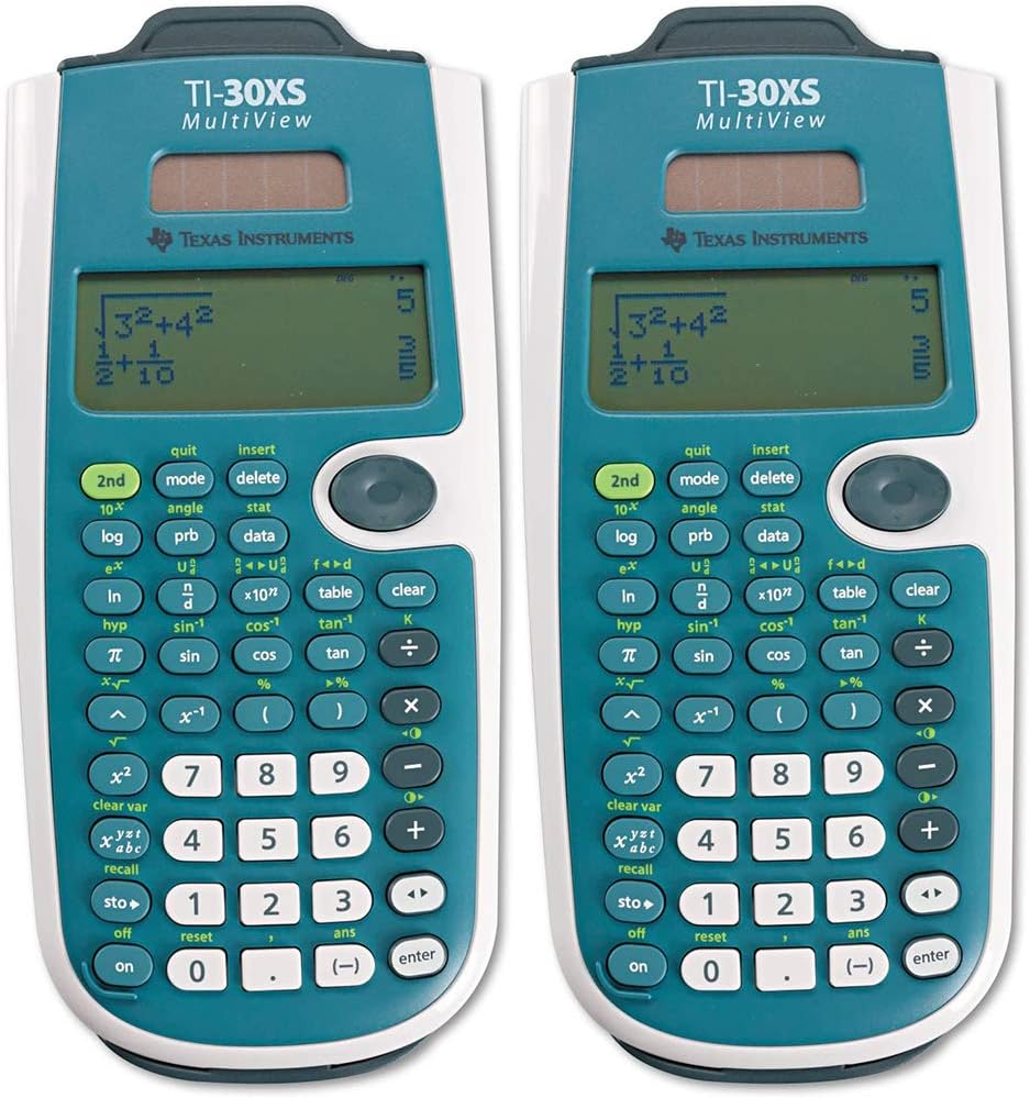 Texas Instruments TI-30XS MultiView Scientific Calculator 2Pack