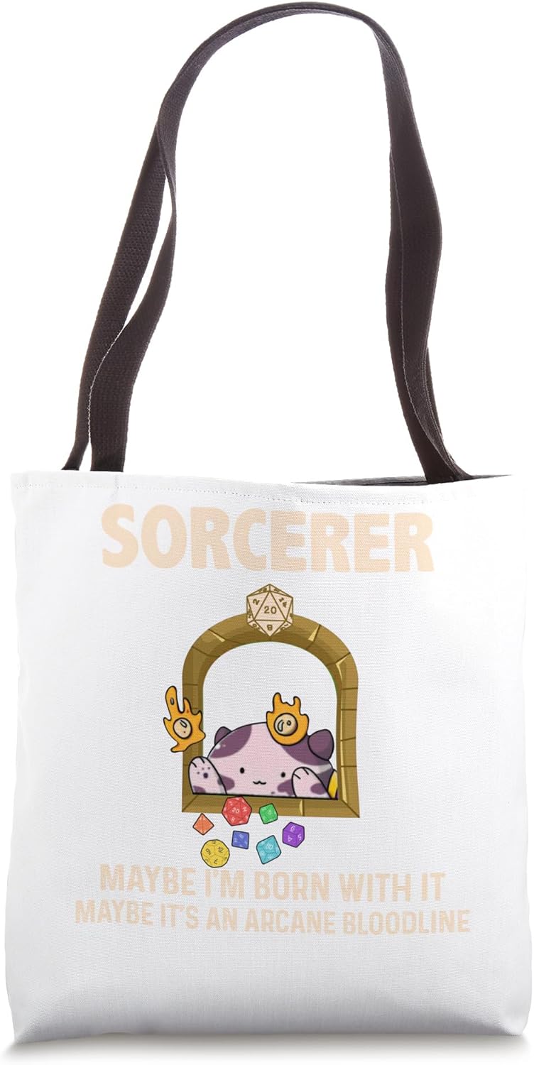 Sorcerer Maybe I’m Born With It Maybe It’s An Arcane Bloodli Tote Bag