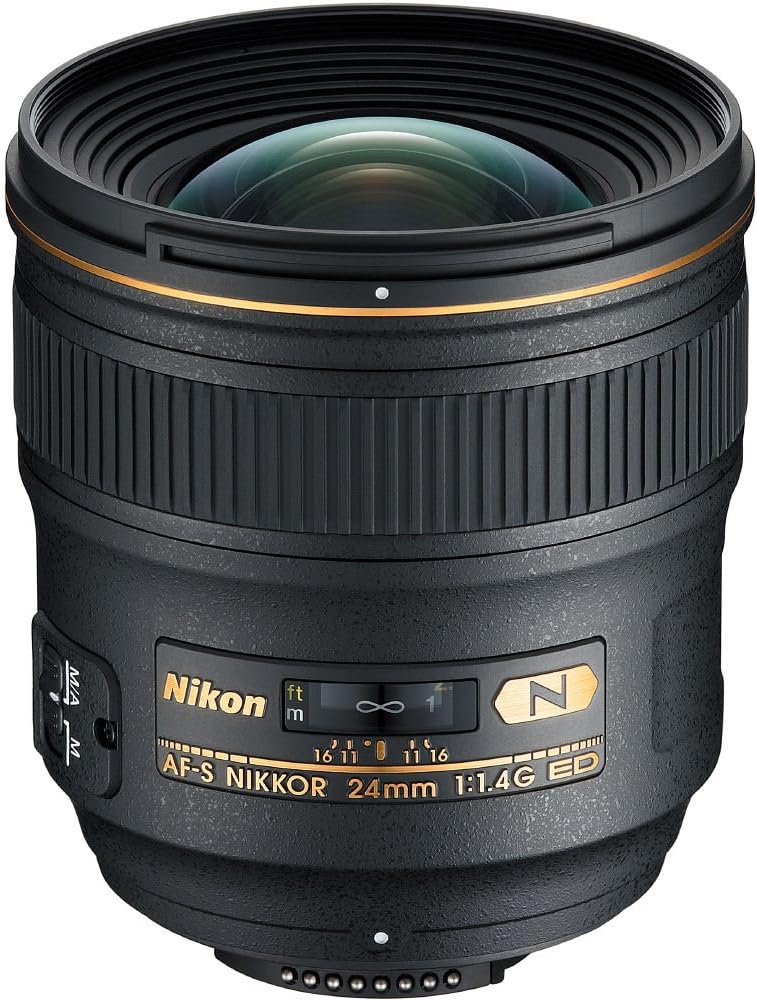 Nikon AF-S FX NIKKOR 24mm f/1.4G ED Fixed Zoom Lens with Auto Focus for Nikon DSLR Cameras