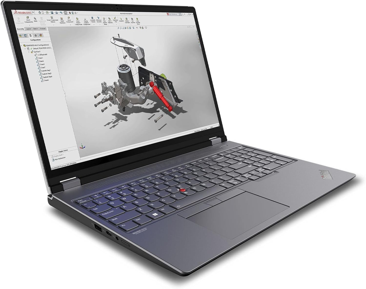 Lenovo ThinkPad P16 Gen 2 Intel Core i7-14700HX, 20C, 16″ WUXGA (1920 x 1200), 400nits, 60Hz, 64GB RAM DDR5, 2 TB SSD, NVIDIA RTX 1000 Ada, Backlit KYB, Fingerprint Reader, Windows Pro