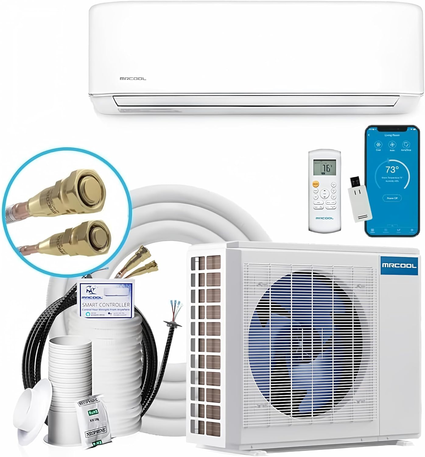 MRCOOL DIY 18K BTU 4th Gen 1-Zone 22 Seer Energy Star Ductless Mini-Split Air Conditioner