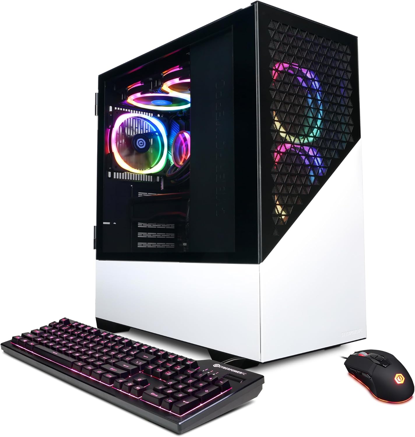 CyberpowerPC Gamer Xtreme VR Gaming PC, Intel Core i9-14900KF 3.2GHz, GeForce RTX 4070 Ti 12GB, 32GB DDR5, 2TB NVMe SSD, WiFi Ready & Windows 11 Home (GXiVR8720A2)