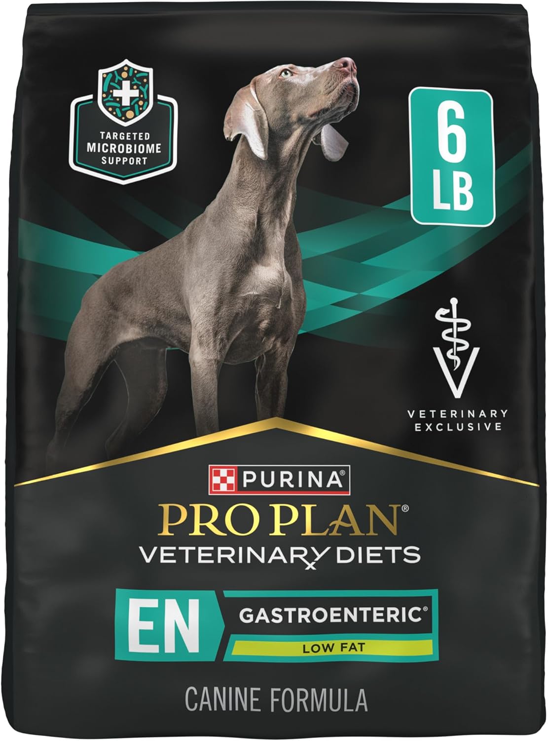 Pro Plan Veterinary Diets Purina EN Gastroenteric Low Fat Canine Formula Dog Food Dry Recipe – 6 lb. Bag