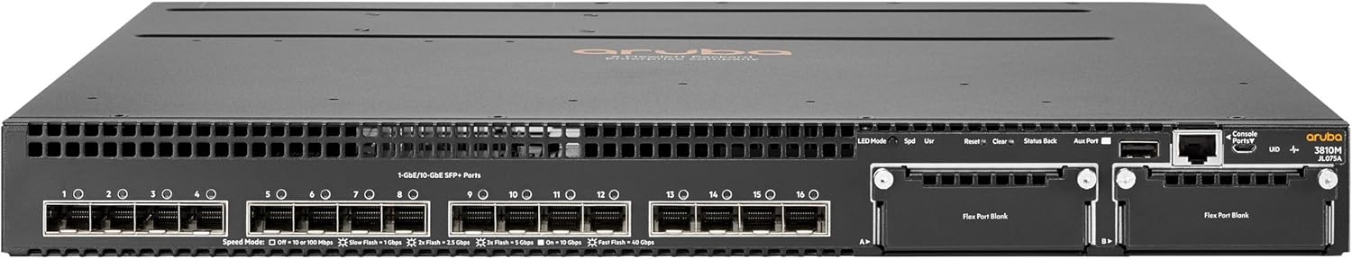 HP 3810M 16SFP+ 2-Slot Swch (JL075A)